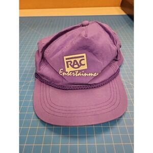 Showcase Yupoong RAC Entertainment Hat Purple Nylon One Size Vintage Cap Korea